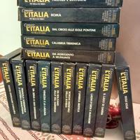 serie completa 16 VHS Conoscere l'Italia anni 90