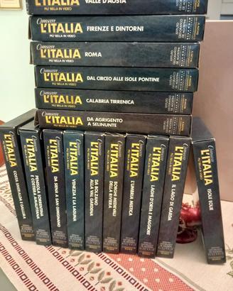 serie completa 16 VHS Conoscere l'Italia anni 90