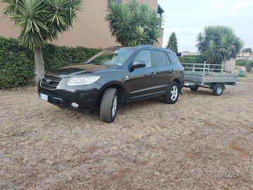 Hunday santa fe 4x4 più carrello