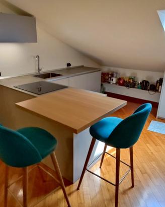 Cucina con penisola