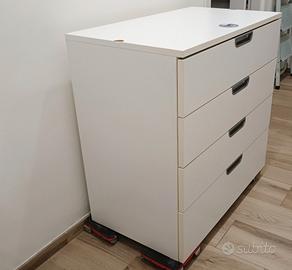 Cassettiera IKEA Galant bianca 