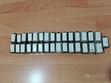 PLACCHE ALLUMINIO - PRESE CORRENTE - PULSANTI VARI