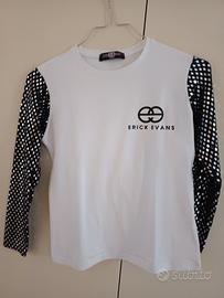 Maglia bianca Erich Evans 8 anni
