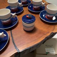 Set 6 tazze più zuccheriera