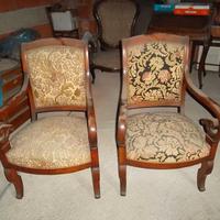 -Coppia di poltrone Carlo x  dei primi 800