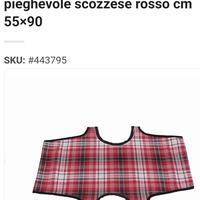 telo ricambio per brandina