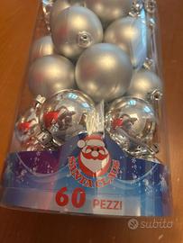 Confezione 60 pz. Decorazioni natalizie