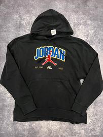 Felpa con cappuccio Nike Jordan - 2XL Black/blue