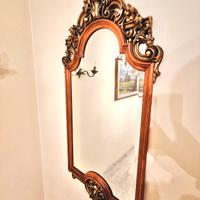Specchio in legno in stile "barocco" 