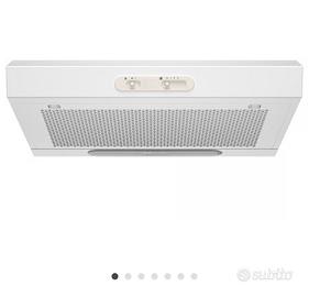 Cappa da fissare alla parete, bianco, 60 cm