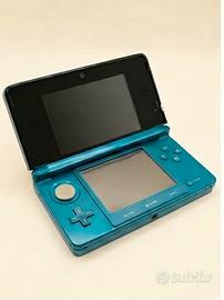 Nintendo 3DS Aqua Blue + Custodia di protezione