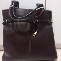 Borsa marrone similpelle
