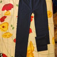 pantalone blu elegante 