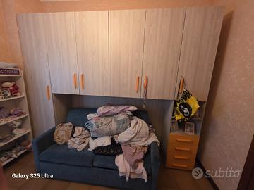 camera a ponte + scrivania 