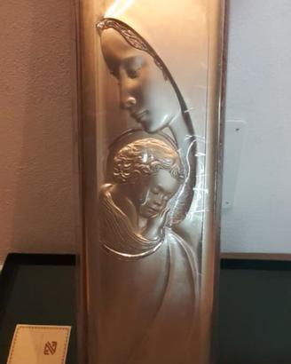 Madonna in argento e legno Studio Zeta Alabardi