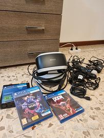 PS4 VR kit + 3 giochi VR (Skyrim, Doom, PS Worlds)