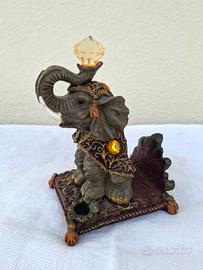 Porta lettere/tovaglioli elefante in resina