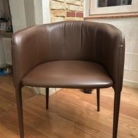 Coppia poltrone in pelle mod. Candy di Zamagna