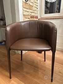 Coppia poltrone in pelle mod. Candy di Zamagna