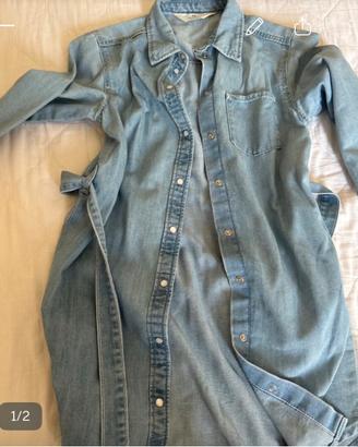 Camicia di jeans bimba 8/9anni
