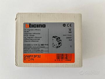 Bticino Magnetotermico Differenziale BTI GN8813F32