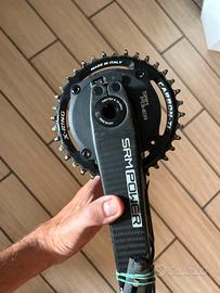 Guarnitura mtb powermeter srm origin carbonio