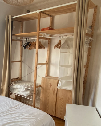 Scaffali in legno IVAR (Ikea) due moduli 89x50x226