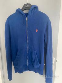 Ralph Lauren Giacchetto felpa blu  unisex tg S