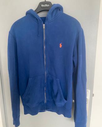 Ralph Lauren Giacchetto felpa blu  unisex tg S