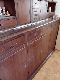 Armadio in legno Massello