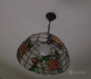 lampadario in stile tiffany