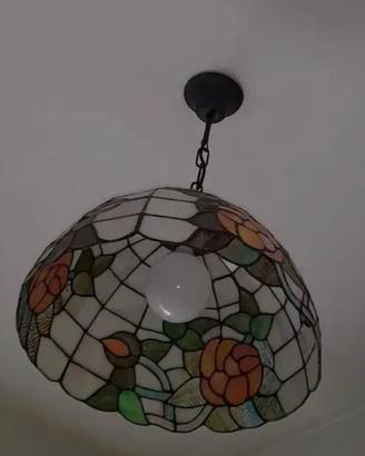 lampadario in stile tiffany