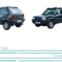 ADESIVI FIAT PANDA COUNTRY CLUB PANDA 4X4 PRIMA SE