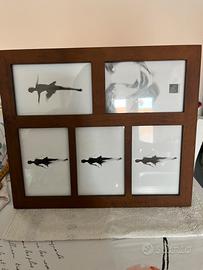 Cornice multifoto in legno Mascagni