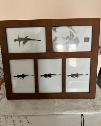 Cornice multifoto in legno Mascagni