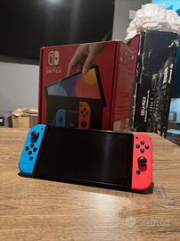 nintendo switch oled boxata + garanzia