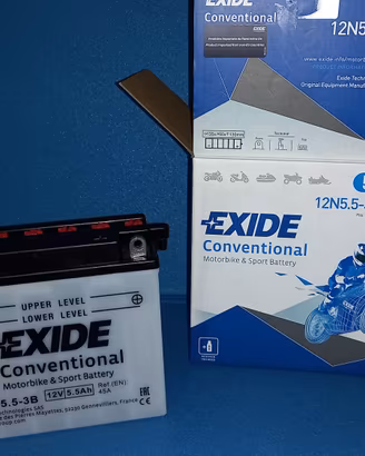 Batteria moto EXIDE 12N5.5-3B 5.5AH 12v
