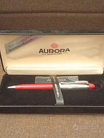 Penna a sfera in argento Aurora Ipsilon