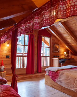 Chalet dei cuori 9 posti, giardino e wellness