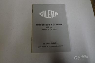 LIBRETTO DI USO E MANUTENZIONE GILERA NETTUNO 250