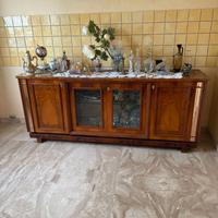 Mobilio salone in piuma di noce