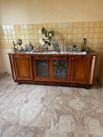 Mobilio salone in piuma di noce