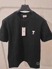 T-Shirt Ami uomo nera taglia M.