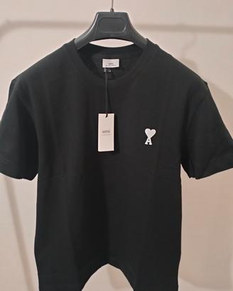T-Shirt Ami uomo nera taglia M.