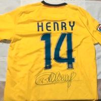 Maglia Thierry Henry autografata!!!