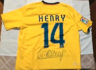 Maglia Thierry Henry autografata!!!