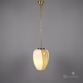 Lampadario a Sospensione Vintage in Vetro Murano