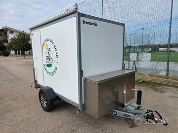 Rimorchio camperizzato Ellebi portamoto