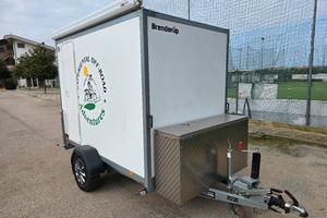 Rimorchio camperizzato Ellebi portamoto