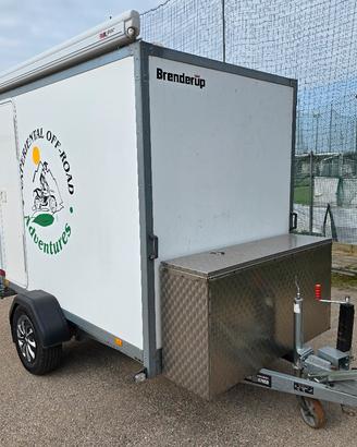 Rimorchio camperizzato Ellebi portamoto